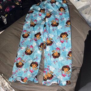 Vintage Dora the Explorer Silky Pajama Pants!!!